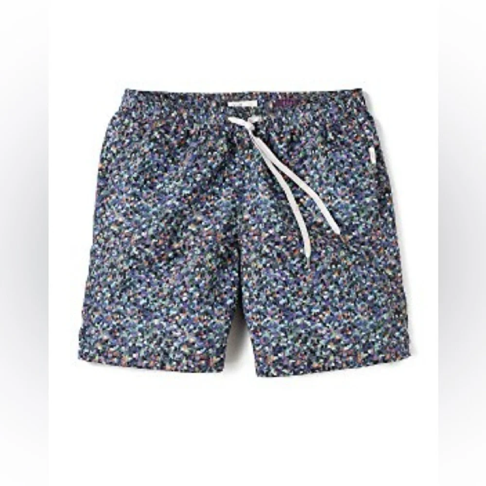 Onia “Liberty” Print Charles Swim Trunks 33W